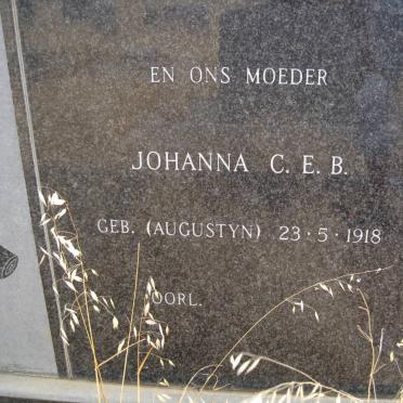 LOUW Petrus Willem 1908-1968 &amp; Johanna C.E.B. AUGUSTYN 1918-