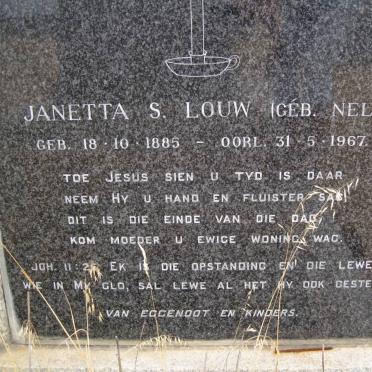 LOUW Abraham Jacobus 1883-1969 &amp; Janetta S. NEL 1885-1967