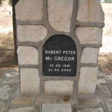 McGREGOR Robert Peter 1941-2000