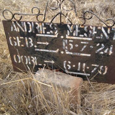 MESENT Andries 1924-1979