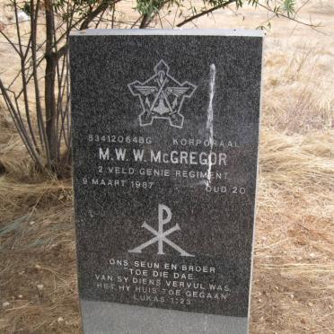 McGREGOR M.W.W. -1987