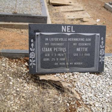 NEL Izaak Petrus 1924-1997 &amp;  Nettie 1948-