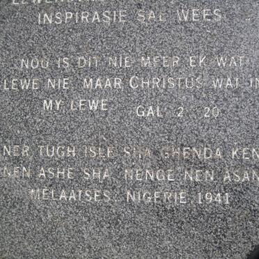 NIEUWOUDT Hester Magdalena nee NIENABER 1921-2000