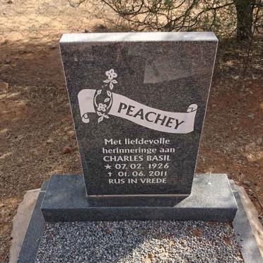 PEACHEY Charles Basil 1926-2011