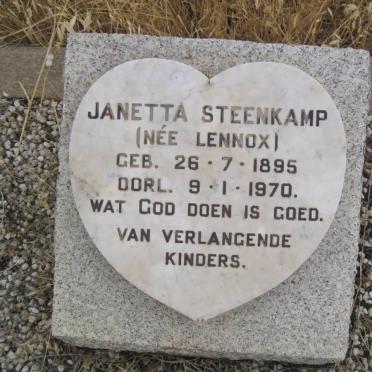 STEENKAMP Janetta nee LENNOX 1895-1970