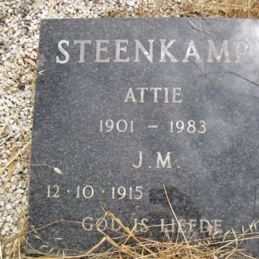 STEENKAMP Attie 1901-1983 &amp; J.M. 1915-