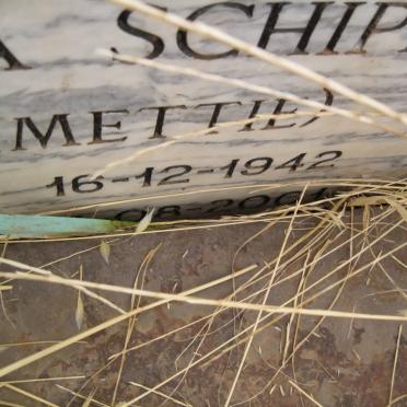 SCHIPPERS Maria 1942-2001