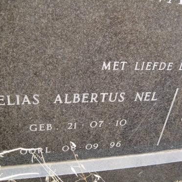 ZYL Elias Albertus Nel  1910-1998 &amp; Wilhelmina Jacoba RETIEF 1921-1989