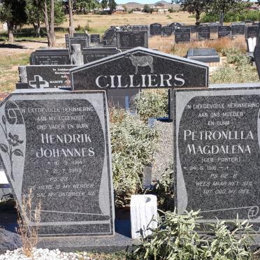 CILLIERS Hendrik Johannes 1914-1989 &amp; Petronella Magdalena PORTER 1916-