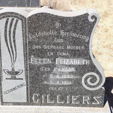 CILLIERS Ellen Elizabeth nee PIENAAR 1893-1974