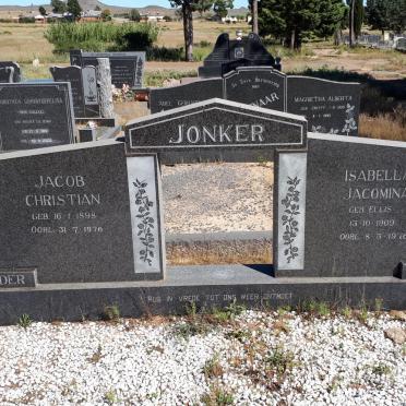 JONKER Jacob Christian 1898-1976 &amp; Isabella Jacomina ELLIS 1909-1976