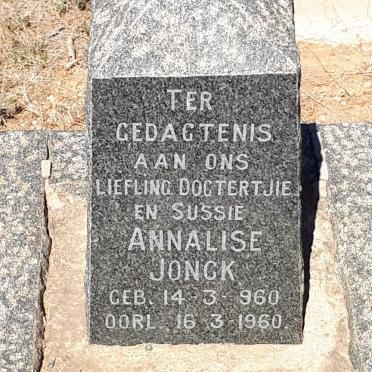 JONCK Annalise 1960-1960