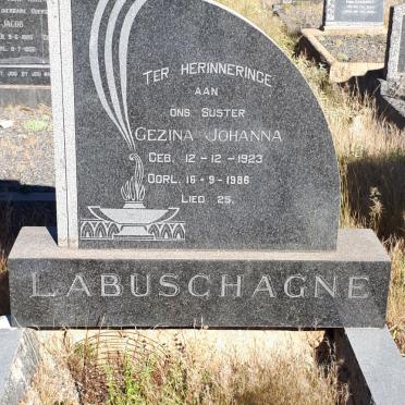 LABUSCHAGNE Gezina Johanna 1923-1986