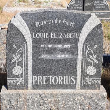 PRETORIUS Louie Elizabeth 1921-1949