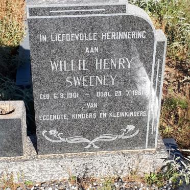 SWEENEY Willie Henry 1901-1961