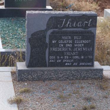 THIART Frederick Jeremiah 1929-1970
