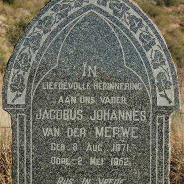 MERWE Jacobus Johannes, van der 1871-1962