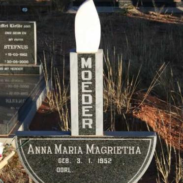 MOLLER Hendrik Johannes Christiaan 1948-2001 &amp; Anna Maria Magrietha 1952-