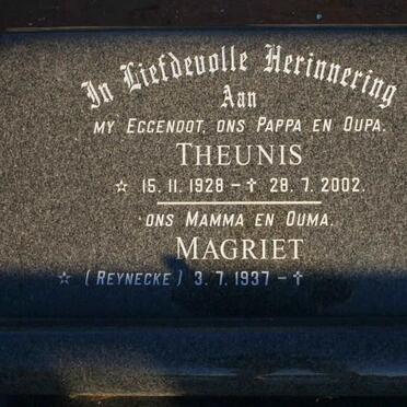 VIVIERS Theunis 1928-2002 &amp; Magriet REYNECKE 1937-_2