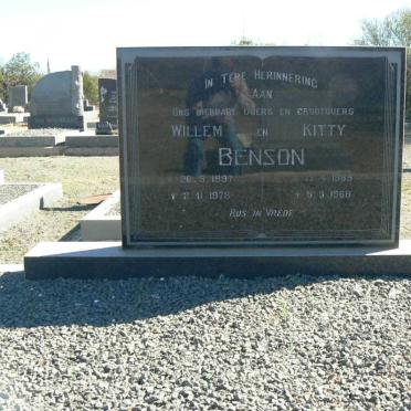 BENSON Willem 1897-1978 &amp; Kitty 1889-1968