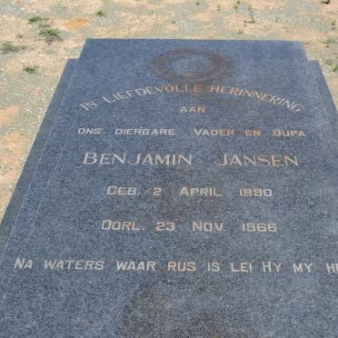 JANSEN Benjamin 1890-1966