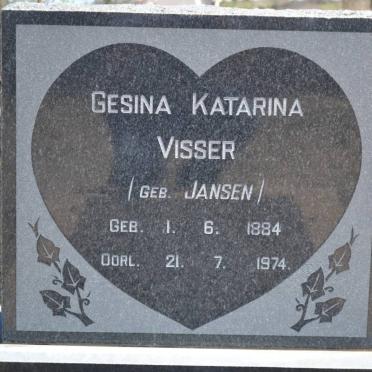 VISSER Gesina Katarina nee JANSEN 1884-1974