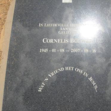 BOUWER Cornelis 1945-2007