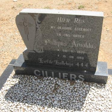 CILLIERS Phillipus Arnoldus 1920-1993