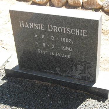 DROTSCHIE Hannie 1903-1990