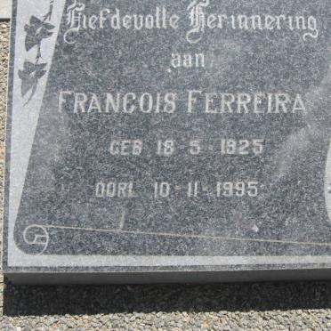 FERREIRA Francois 1925-1995