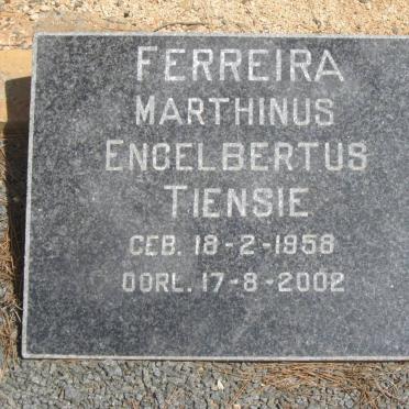 FERREIRA Marthinus Engelbertus 1958-2002