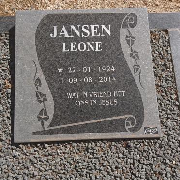 JANSEN Leone 1924-2014