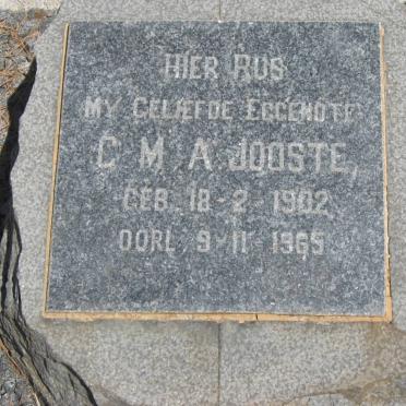 JOOSTE C.M.A. 1902-1965
