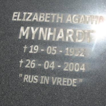 MYNHARDT Elizabeth Agatha 1932-2004