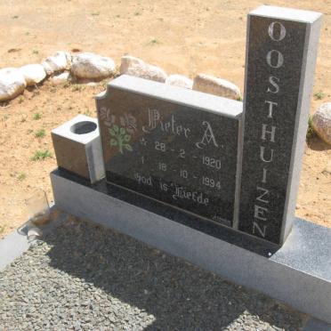 OOSTHUIZEN Pieter A. 1920-1994