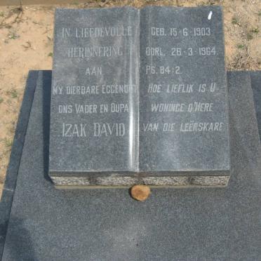 VORSTER Izak David 1903-1964