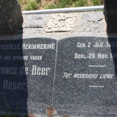 NESER Johannes de Beer 1890-1941
