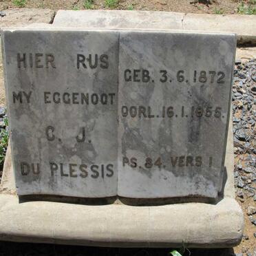 PLESSIS C.J., du 1872-1955 &amp; M.J.S. 1877-1966