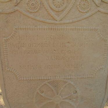 SMIT Chrisstina Hendrinna nee RAATS 1865-1905