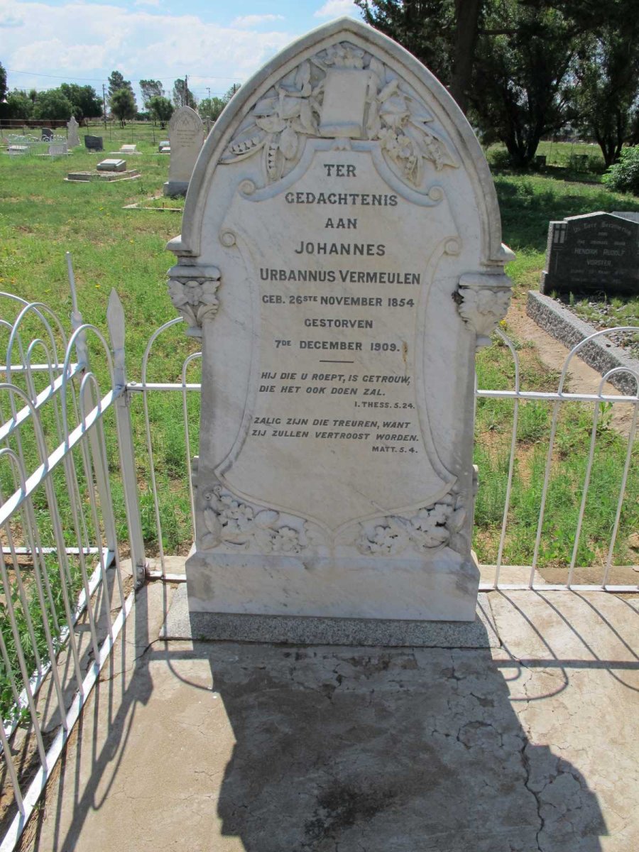 VERMEULEN Johannes Urbannus 1854-1909 & Anna Margrietha 1856-1913