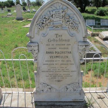 VERMEULEN Johannes Urbannus 1854-1909 &amp; Anna Margrietha 1856-1913