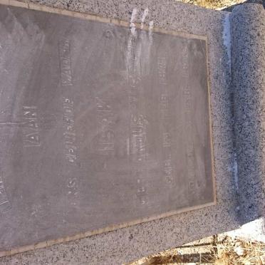 VISAGIE Isak Gerhardus 1841-1930