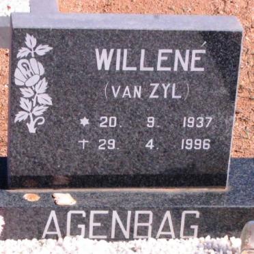 AGENBAG Willené nee VAN ZYL 1937-1996