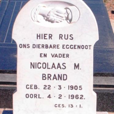 BRAND Nicolaas M. 1905-1962