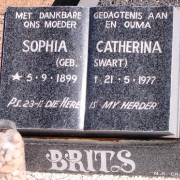BRITS Sophia Catherina nee SWART 1899-1977