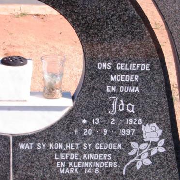 BURGER Ida 1928-1997
