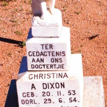 DIXON Christina A. 1953-1954