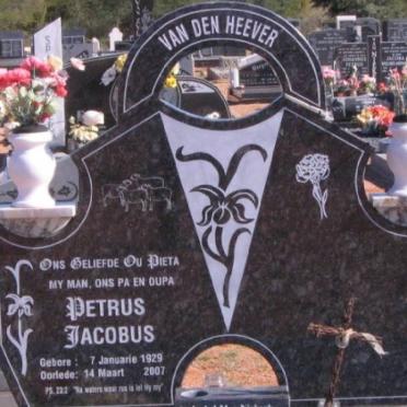 HEEVER Petrus Jacobus, van den 1929-2007:: VAN NIEKERK  Izak J.M. 1953-2001