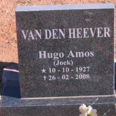 HEEVER Hugo Amos, van den 1927-2008 &amp; Aletta Jacoba 1929-