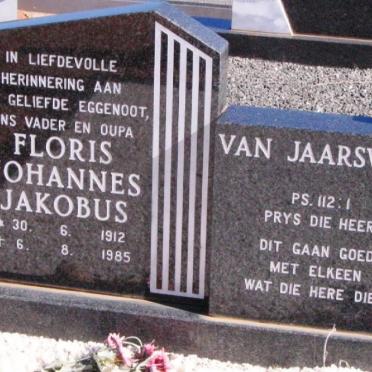 JAARSVELD Floris Johannes Jakobus, van 1912-1985